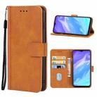 Leather Phone Case For Infinix Itel Vision 1(Brown) - 1