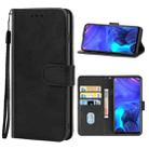 Leather Phone Case For Infinix Note 10 Pro NFC(Black) - 1