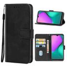 Leather Phone Case For Infinix Smart 5 (India)(Black) - 1