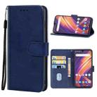 Leather Phone Case For Lenovo A6 Note(Blue) - 1