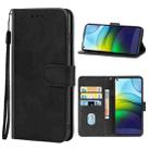 Leather Phone Case For Lenovo K12 Pro(Black) - 1