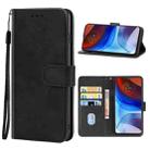 Leather Phone Case For Lenovo K13 Note & K13 Pro / Motorola Moto G30 & G20 & G10 4G(Black) - 1