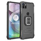 For Motorola Moto G 5G / One 5G Ace Fierce Warrior Series Armor Aluminum Alloy + TPU Phone Case with Ring Holder(Black) - 1