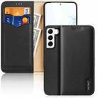 For Samsung Galaxy S22+ 5G DUX DUCIS Hivo Series Cowhide Texture Leather Phone Case(Black) - 1