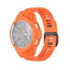 For Samsung Galaxy Watch4 Classic 42mmTPU Integrated Sport Strap Watch Band(Orange) - 1