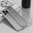 For iPhone 13 Pro Electroplated Frosted Phone Case (Silver) - 1
