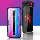 For ZTE nubia Red Magic 6 Pro / 6 Clear PC+TPU Shockproof Phone Protective Case(Black) - 1