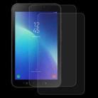 2 PCS 9H 2.5D Explosion-proof Tempered Tablet Glass Film For Samsung Galaxy Tab Active 2 - 1