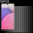 50 PCS 0.26mm 9H 2.5D Tempered Glass Film For Samsung Galaxy A33 5G - 1