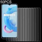 50 PCS 0.26mm 9H 2.5D Tempered Glass Film For OPPO Realme C11 2021 - 1