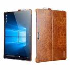 For Microsoft Surface Pro 4 / 5 / 6 / 7 ICARER Oil Wax Texture Tablet Protective Leather Case(Brown) - 1