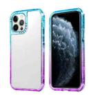 Gradient PC Phone Case For iPhone 13 Pro(Sky Blue Purple) - 1