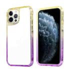 Gradient PC Phone Case For iPhone 13(Yellow Purple) - 1