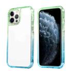 Gradient PC Phone Case For iPhone 13(Green Sky Blue) - 1