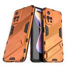 For Xiaomi Redmi Note 11 Pro / Note 11 Pro+ Punk Armor 2 in 1 PC + TPU Shockproof Phone Case with Invisible Holder(Orange) - 1