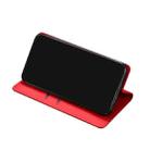 For Xiaomi Redmi Note 11 Pro Skin Feel Magnetic Horizontal Flip Leather Phone Case with Holder & Card Slots(Red) - 3