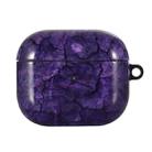 IMD Pattern Earphone Protective Case For AirPods 3(Purple Crack) - 1