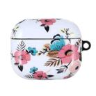 IMD Pattern Earphone Protective Case For AirPods 3(Flowers) - 1