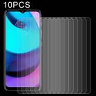 10 PCS 0.26mm 9H 2.5D Tempered Glass Film For Motorola Moto E20 - 1