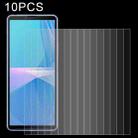 10 PCS 0.26mm 9H 2.5D Tempered Glass Film For Sony Xperia 10 III Lite - 1