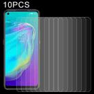 10 PCS 0.26mm 9H 2.5D Tempered Glass Film For Tecno Pova - 1