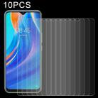 10 PCS 0.26mm 9H 2.5D Tempered Glass Film For Tecno Spark 7P - 1