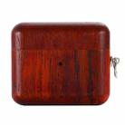 Solid Wood Earphone Protective Case For AirPods 3(Red) - 1