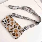 Shell Leopard Texture Phone Case with Lanyard For iPhone 13(Beige White) - 1