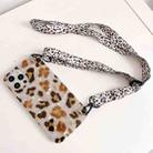 Shell Leopard Texture Phone Case with Lanyard For iPhone 13 mini(Beige White) - 1