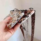 Shell Leopard Texture Phone Case with Lanyard For iPhone 13 mini(Beige White) - 4