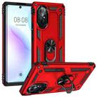 For Huawei nova 8 Shockproof TPU + PC Phone Case with 360 Degree Rotating Holder(Red) - 1