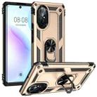 For Huawei nova 8 Shockproof TPU + PC Phone Case with 360 Degree Rotating Holder(Gold) - 1