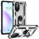 For Huawei nova 8 Shockproof TPU + PC Phone Case with 360 Degree Rotating Holder(Silver) - 1