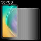 50 PCS 0.26mm 9H 2.5D Tempered Glass Film For Tecno Pop 4 Pro - 1