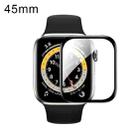 Curved 3D Composite Material Soft Film Screen Protector For Apple Watch Series 7 45mm - 1