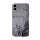For iPhone 13 Pro Colored Drawing Pattern Fine Hole IMD Shockproof TPU Phone Case (Moon) - 1