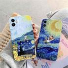 For iPhone 13 Pro Colored Drawing Pattern Fine Hole IMD Shockproof TPU Phone Case (Starry Sky) - 7