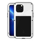 For iPhone 13 Pro Max LOVE MEI Metal Shockproof Life Waterproof Dustproof Protective Phone Case (White) - 1