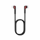 REMAX RC-181i PD 20W Type-C / USB-C to 8 Pin Elbow Head Design Fast Charging Data Cable, Length: 1m(Black) - 1