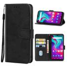 Leather Phone Case For Doogee X96 Pro(Black) - 1