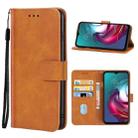 Leather Phone Case For Motorola Moto G30 / G20 / G10 4G(Brown) - 1