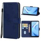 Leather Phone Case For Oukitel C21 Pro(Blue) - 1