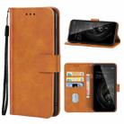 Leather Phone Case For Oukitel WP15 5G(Brown) - 1