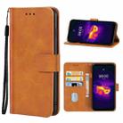 Leather Phone Case For Ulefone Armor 11T 5G / 11 5G(Brown) - 1