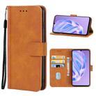 Leather Phone Case For Ulefone Note 6 / 6P(Brown) - 1