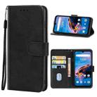 Leather Phone Case For UMIDIGI Bison Pro Big Hole Version(Black) - 1