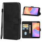 Leather Phone Case For ZTE Blade A31 Plus(Black) - 1