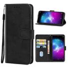 Leather Phone Case For ZTE Blade A51 Lite / A5 2020(Black) - 1