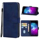 Leather Phone Case For ZTE Blade A51 Lite / A5 2020(Blue) - 1