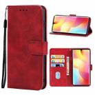 Leather Phone Case For Xiaomi Mi Note 10 Lite(Red) - 1